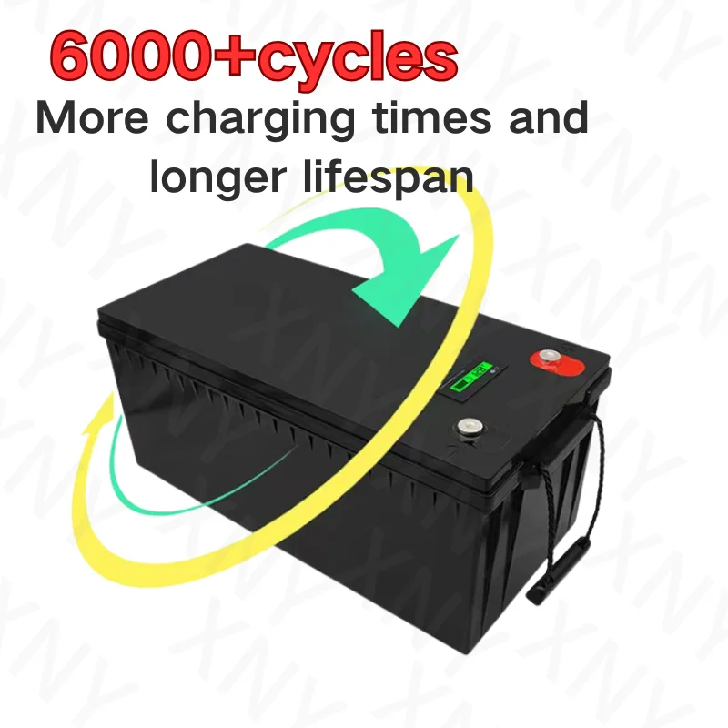 48V Lifepo4 Lithium Battery Pack 50Ah/100Ah/150Ah/200Ah/300Ah Bluetooth Parallel for Solar System Compatible with 3000W 5000W 60