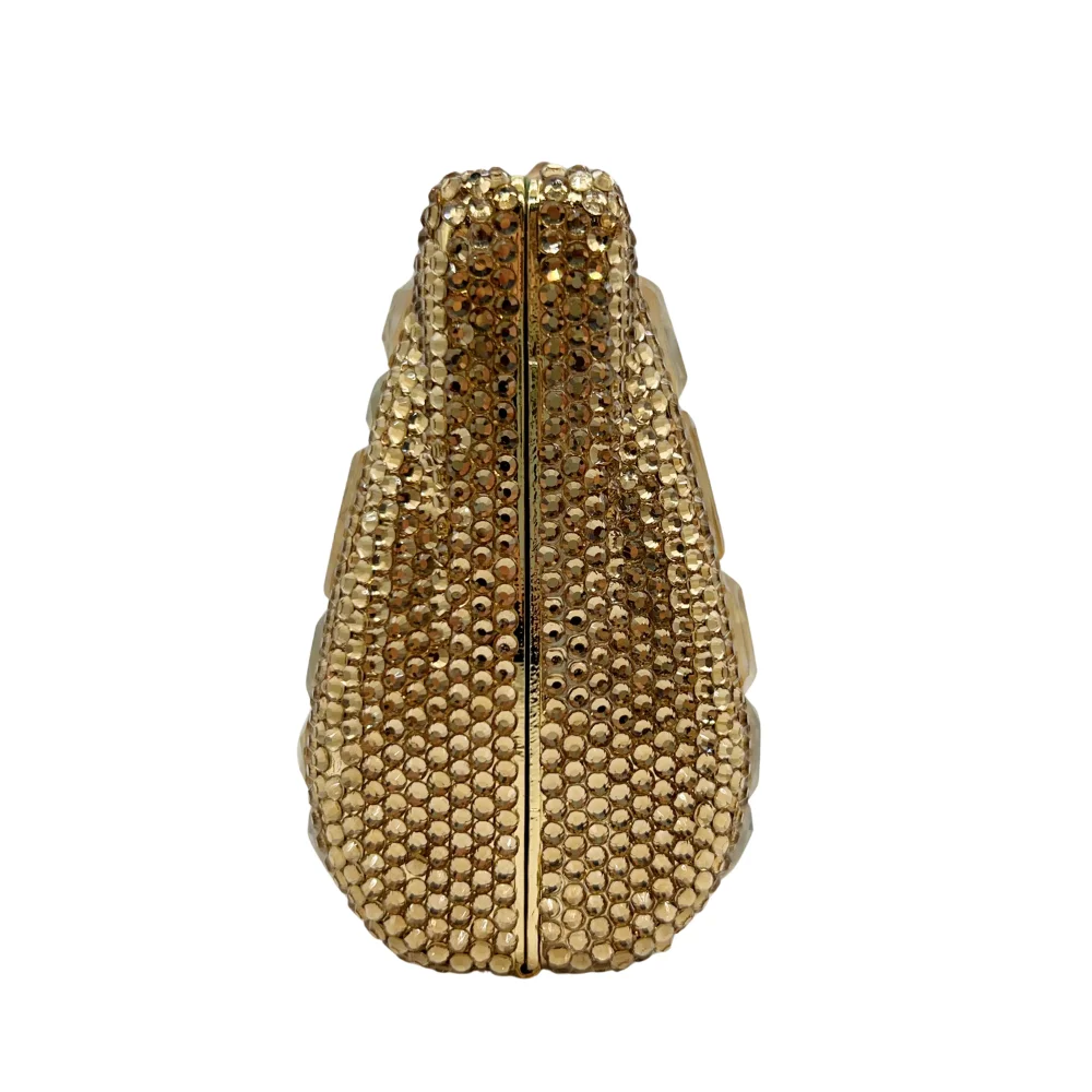 High Quality Luxury Flower Flat Bottom Glass Diamond Bag, Diamond Wedding Party, Handbag, Evening Bag, Crystal Clutch