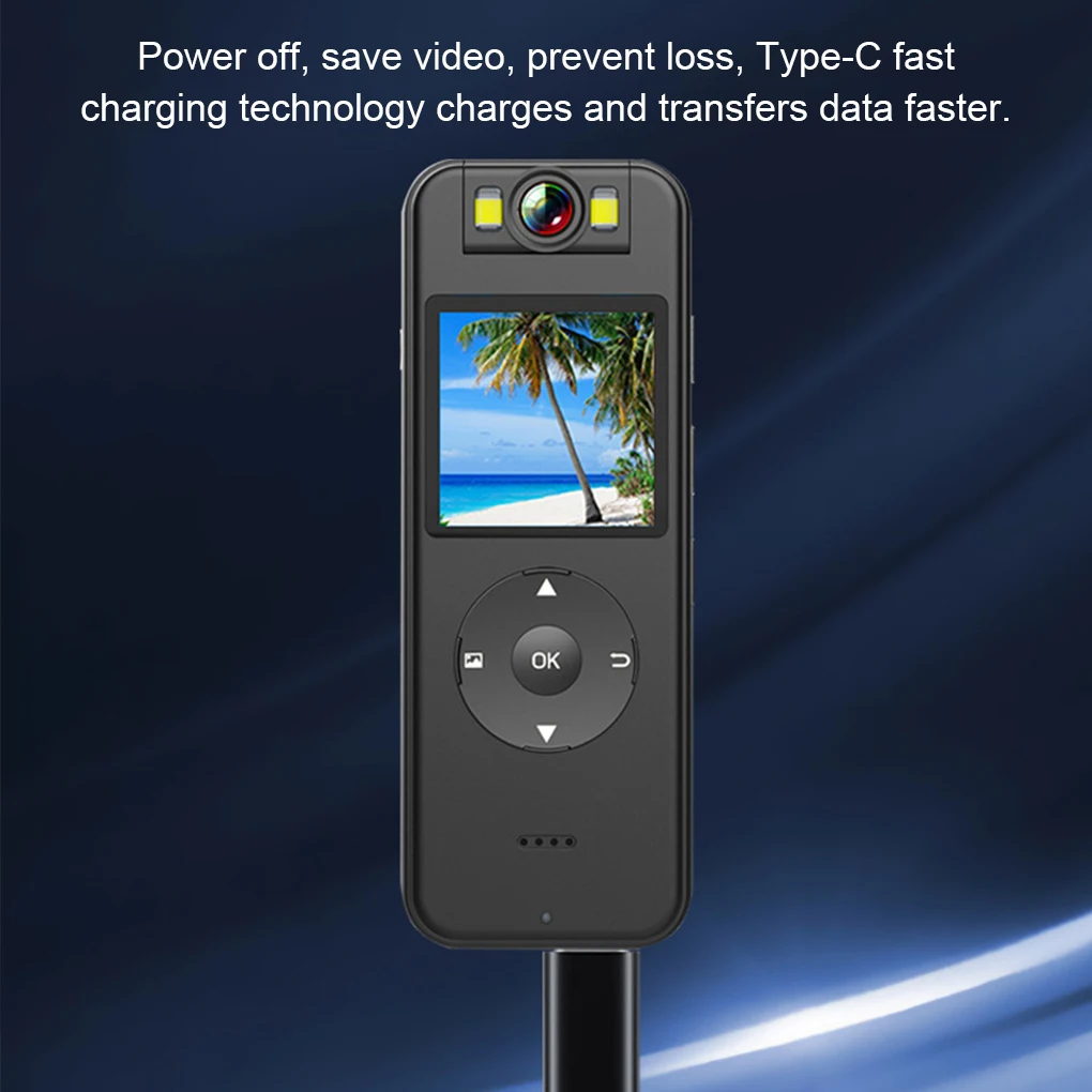 كاميرا أكشن 360 °   وضع دوري لكاميرا Wifi لتوفير الذاكرة فيديو يدعم توسيع ما يصل إلى 256GBTF