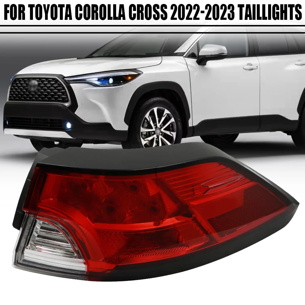 LED Rear Tail Light FOR Toyota Corolla Cross XLE 2022-2023 Car Signal Brake Lamp Bumper Warning Light
