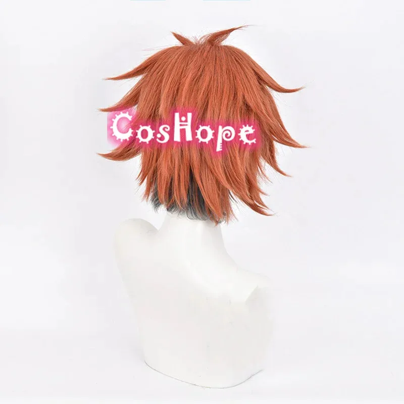 

2025 Ace Trappola Men Short Orange Wig Anime Cosplay Heat Resistant Synthetic Wigs