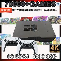 8G Ram Super Game Console x king 500G Gaming SSD Batocera 3865U 70000+Games For Wii PS2 XBOX PSP Switch N64 Wireless handle