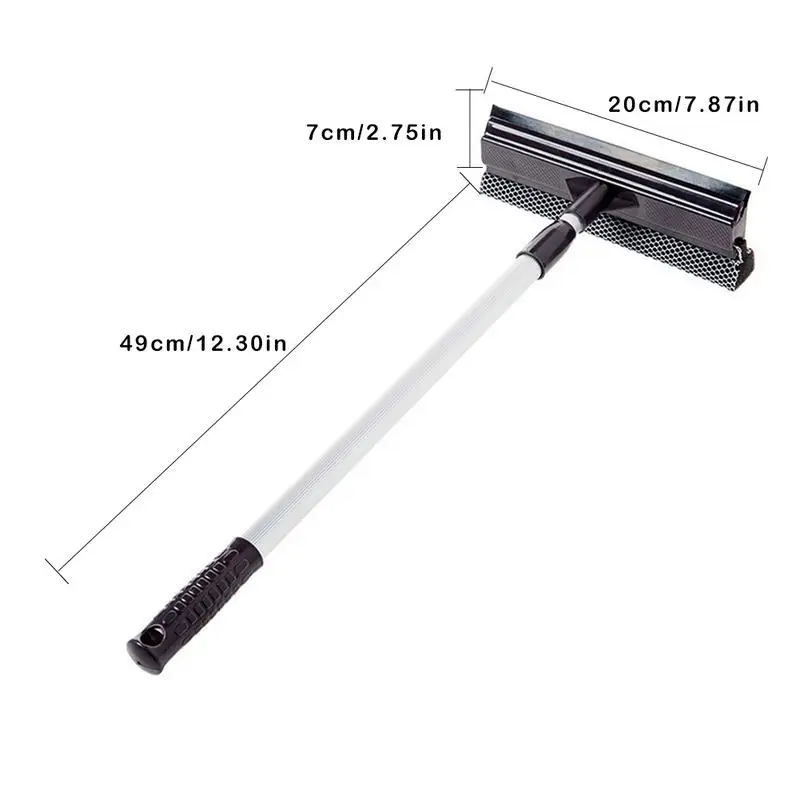 Multifuction Telescopic Rod Glass Washing Cleaning Mop Windows Wiper Tool Washer Long Handle Brush Window Cleaner Tools