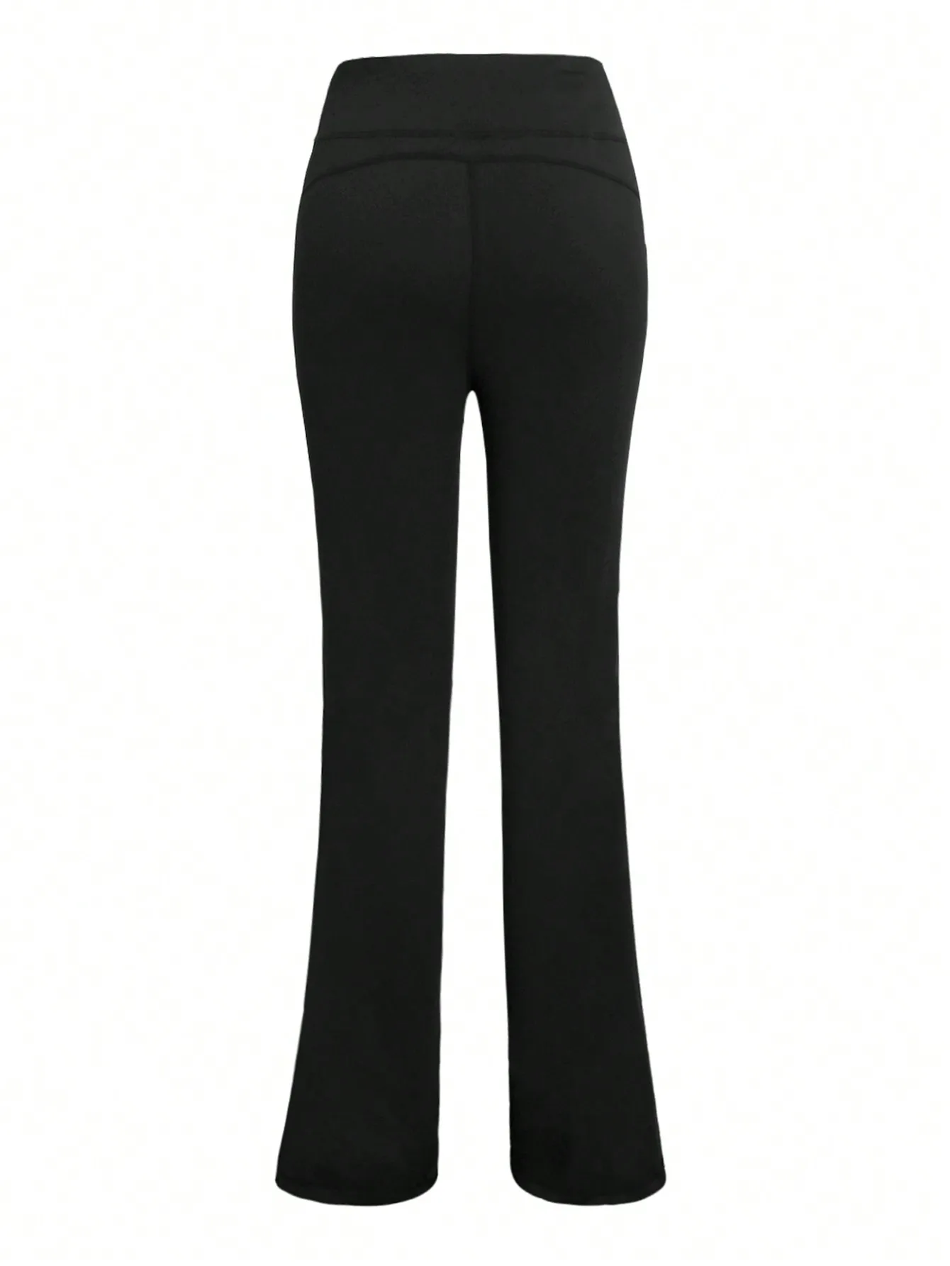 Dames casual hoge taille slim fit elastische taille afslankende lift uitlopende lange broek