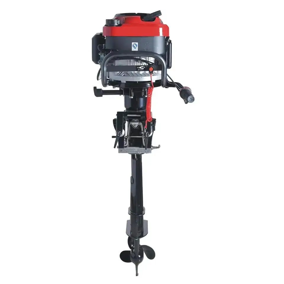 Promotion Newest Design Hangkai 4 Stroke 7HP Outboard Motor Marine Engines Boat Motors Air Cooled