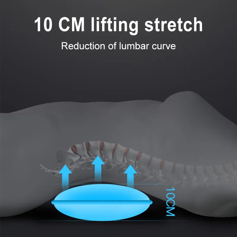 Electric Waist Massager Lumbar Traction Airbag Inflatable Lumbar Spine Back body Massage Vibration Relief Health Traction Therap
