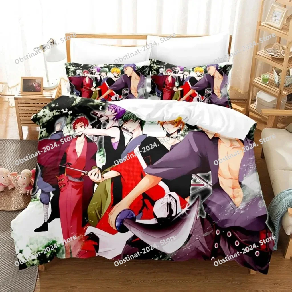 

New Anime Kuroko's Basketball Bedding Set Boys Girls Twin Queen Size Duvet Cover Pillowcase Bed Kids Adult Home Textiles