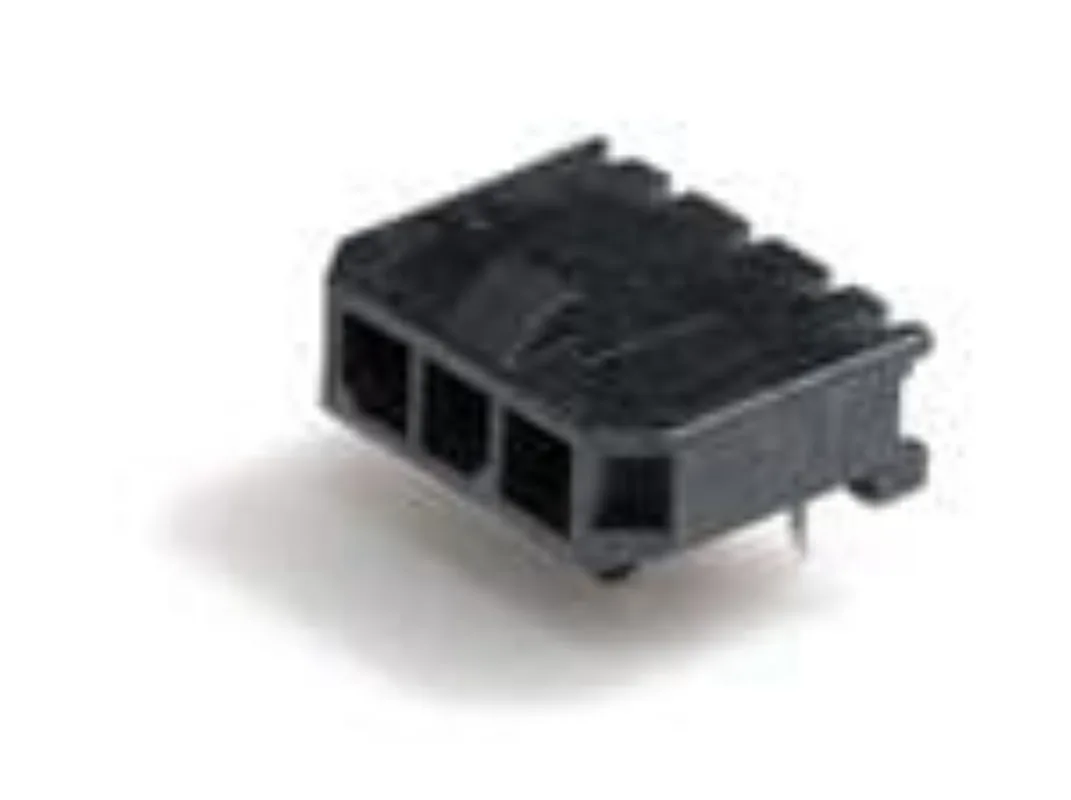 (5-20pcs) 0436500301 MOLEX Micro-Fit 3.0 Right-Angle Header 3.00mm Pitch Single Row 3 Circuits Snap-in Plastic Peg PCB 436500301