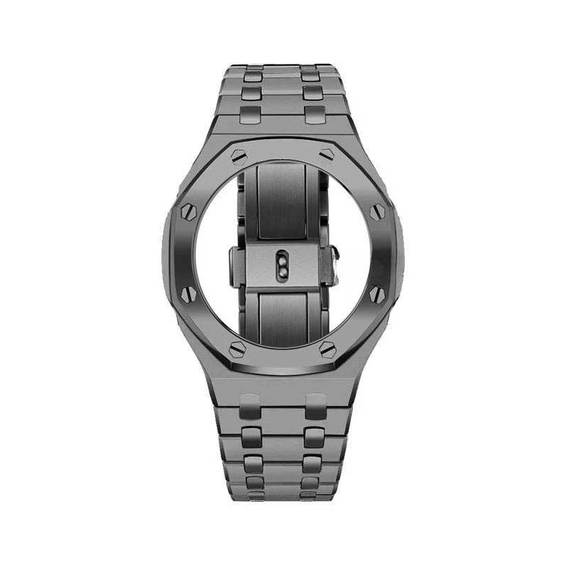 For 3rd Generation Modified Stainless Steel Farmhouse Oak for GA-2100 GA-2110 Stainless Steel Case Strap
