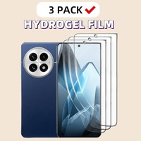 3PACK HD Clear Full Cover Hydrogel Film for OnePlus 13R 12 11R 12R 10Pro 10T 10R 9Pro 9RT 5G 8R 8T 7T 7Pro 6 6T Screen Protector