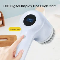 2025 Cordless Electric Spin Scrubber with 5 Brushes,IPX7 Waterproof Rechargeable Bathroom Cleaner for Tile/Shower/Grout Cleaning 3