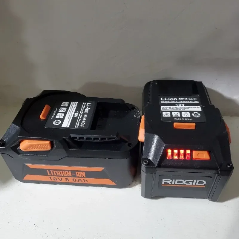 

100% оригинал 18 В 8 Ач для AEG для RIDGID R840084 AC840084 TSTL1830R электрическая машина для забивания гвоздей ударная дрель аккумулятор для электроинструмента