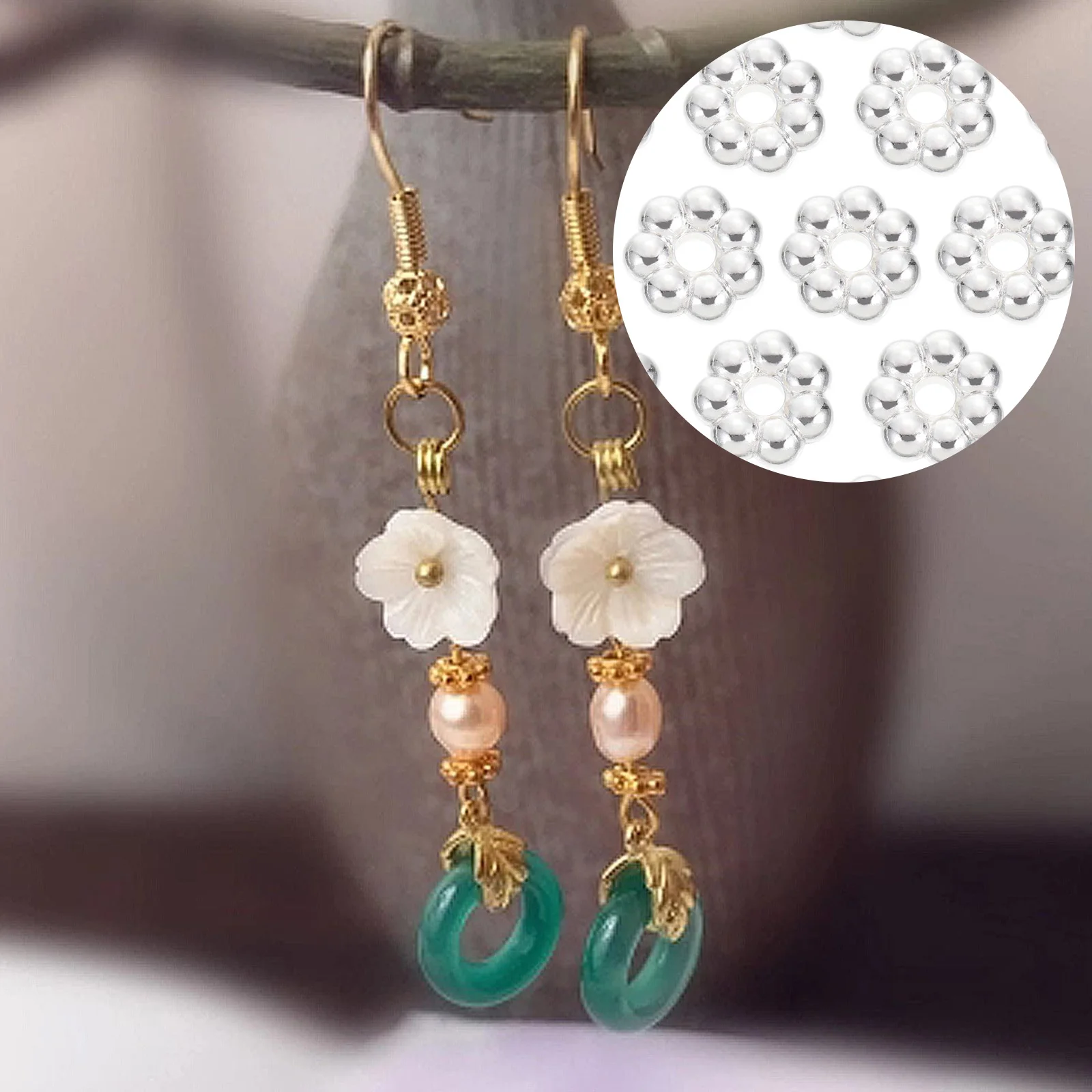 

2000 pcs Flower Shape High Quality Plastic Diy Accessories Jewelry Making Decorative Beads For Clothing Backpacks