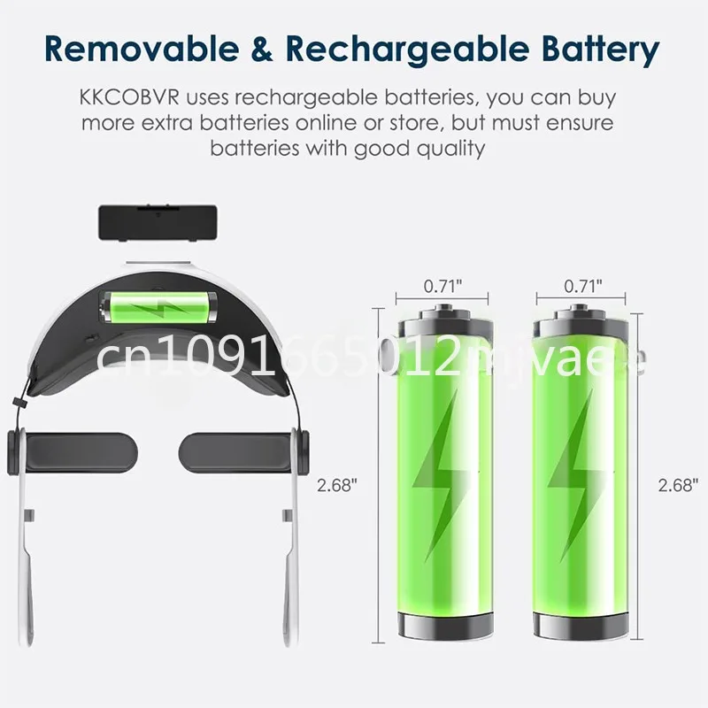 Q2 Adjustable Elite Headband 2 Battery Replacement Halo Band VR Accessories Battery Pack