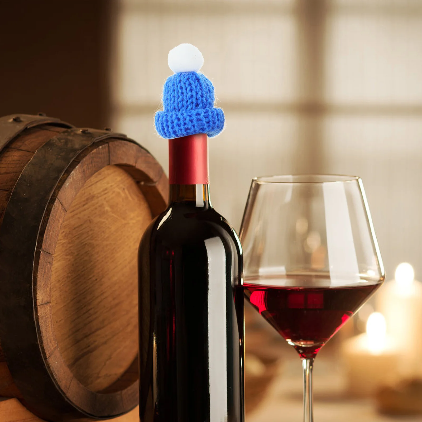 

40Pcs Mini Santa Hat Decor Christmas Gadget High Quality Material Not Easy to Fade Perfect for Phone Case Decor