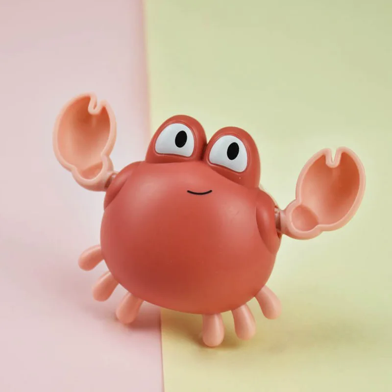 Cute and Fun Little Crab Baby Shower Toys for Children Playing in Water and Swimming Little Crab Boys and Girls Bathroom