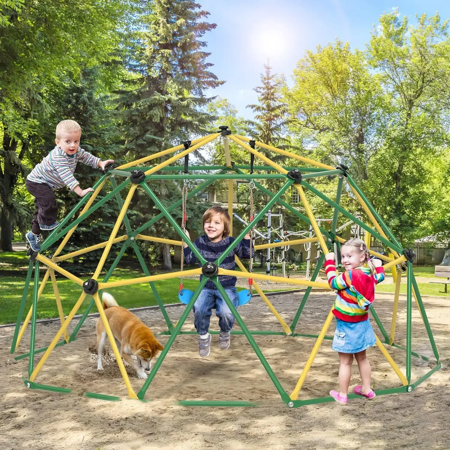 GIKPAL Kletterkuppel, 3-Meter- – Kids Outdoor Climbing Dome Bewertung und Preis