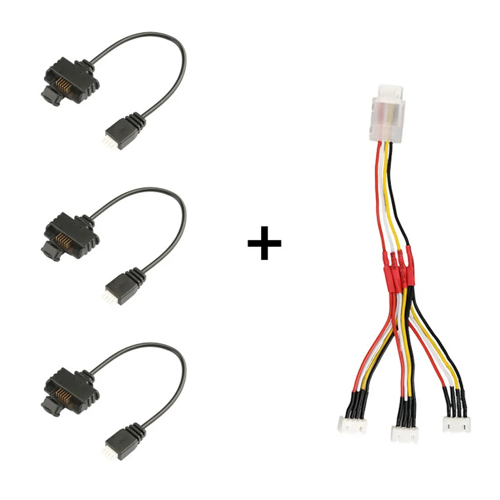 سلك شحن متوازي لطائرة بدون طيار Hubsan Zino ، سلك شحن ، أجزاء وملحقات ، H117S ، 3 في 1