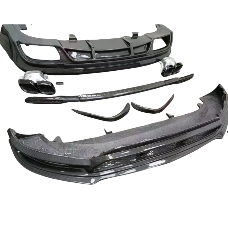 High Quality Carbon Fiber LD Style Lip Decor Strip Upgrade Mod Accessories For Luxury Large SUV Vehicles