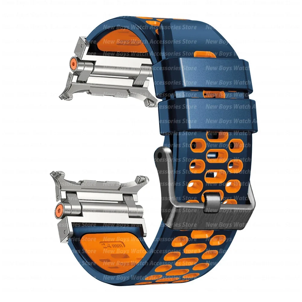 Роскошный резиновый ремешок-петля для Samsung Galaxy Ultra, мужской спортивный резиновый ремешок для SAMSUNG GALAXY ULTRA 47 мм, ремешок для часов, браслет-ремень