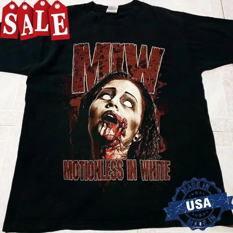 New Popular Motionless In White Concert All Size T shirt