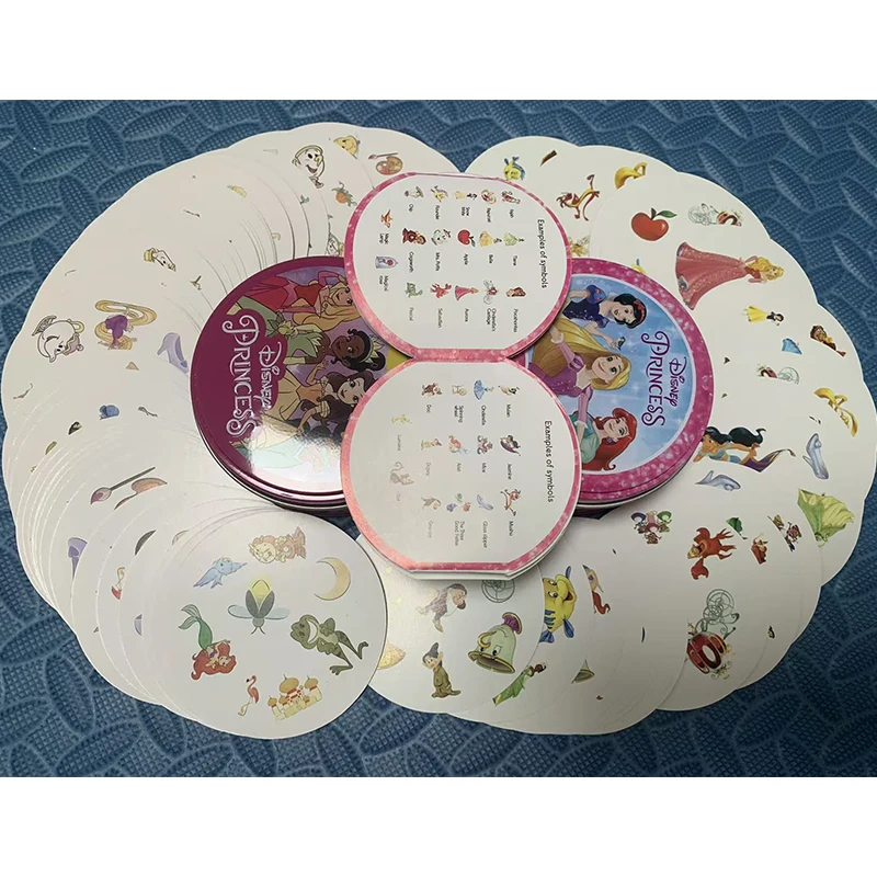 Disney Card Board Game Princess Stitch Toys Iron Box Family Funny Party Holidays Camping Tool Sports Christmas Halloween Gifts - view 2