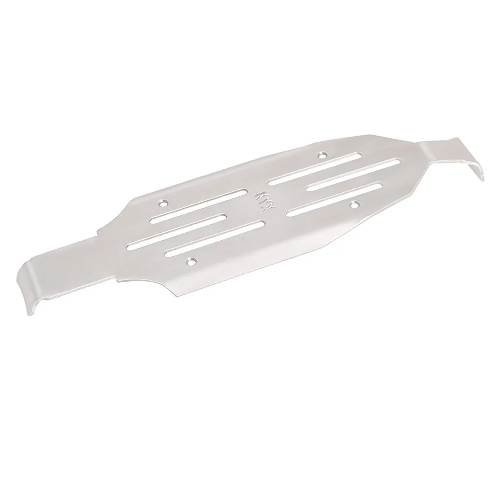 KYX modelo de coche Losi 1/24 Micro-B 2WD BUGGY marco placa protectora inferior de acero inoxidable