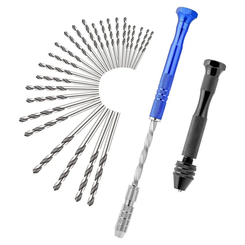 AC88-Micro-Type Pin Vise And Twist Handdrill Rottery Tool As Shown Resin+Metal DIY Crafts For Resin Casting