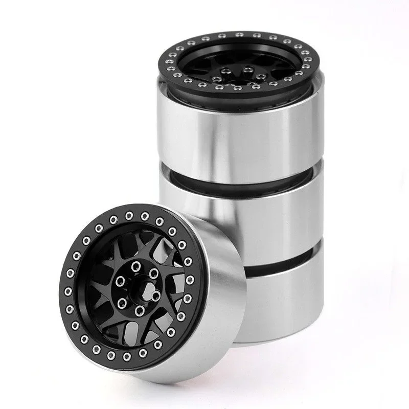

2.2 Metal Beadlock Wheel Rim Wheel Hub For 1/10 RC Crawler Car Axial SCX10 Wraith Capra RR10 RBX10 Trxs TRX4