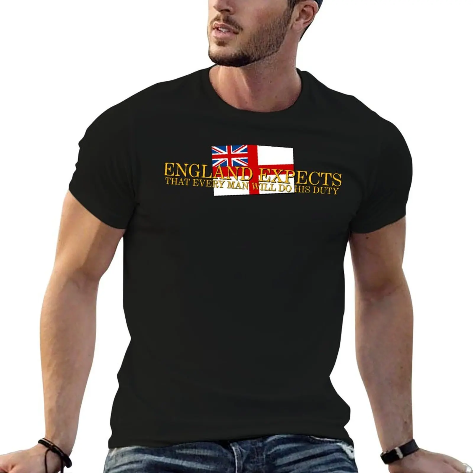 ENGLAND EXPECTS - ENSIGN T-Shirt t shirt personalised g man t shirts for men t shirt man plain T-shirt