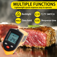 Digital Infrared Thermometer -50~400℃ / -58~752℉ Contactless Temperature Tester IR Laser Pyrometer LCD Non-Contact Pyrometer