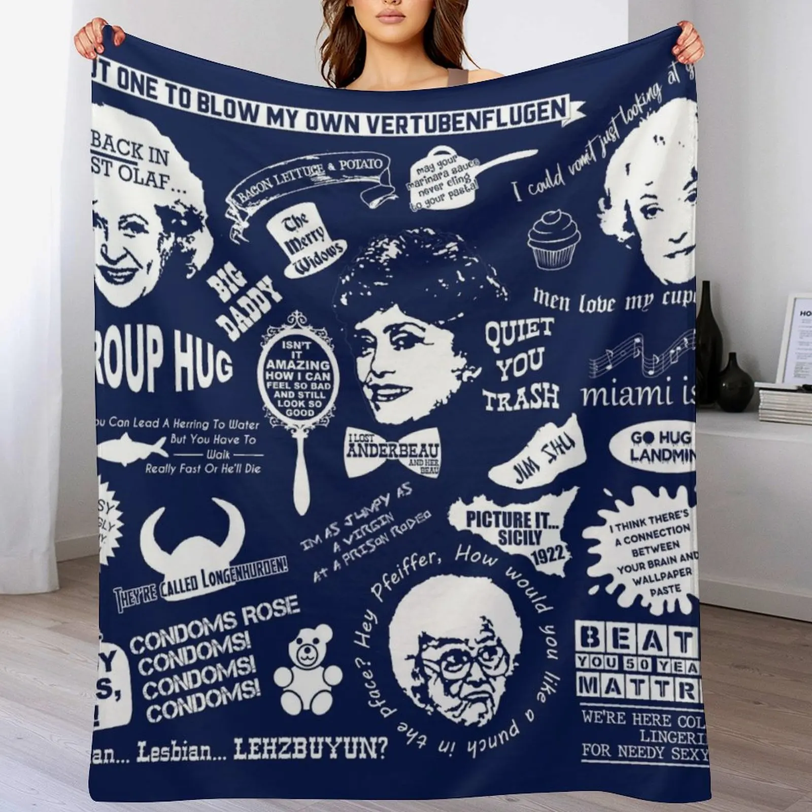 Thank You For Being A Friend Throw Blanket Spring Fall Cozy Throw Blanket for Couch