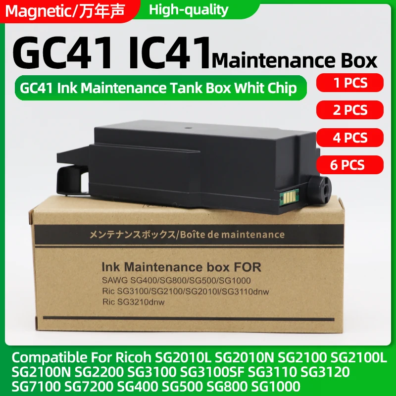 Compatible For Ricoh GC41 IC41 Waste Ink Collector Maintenance Tank for SAWGRASS SG400 SG500 SG800 SG1000 SG3100 SG2100 SG2010L