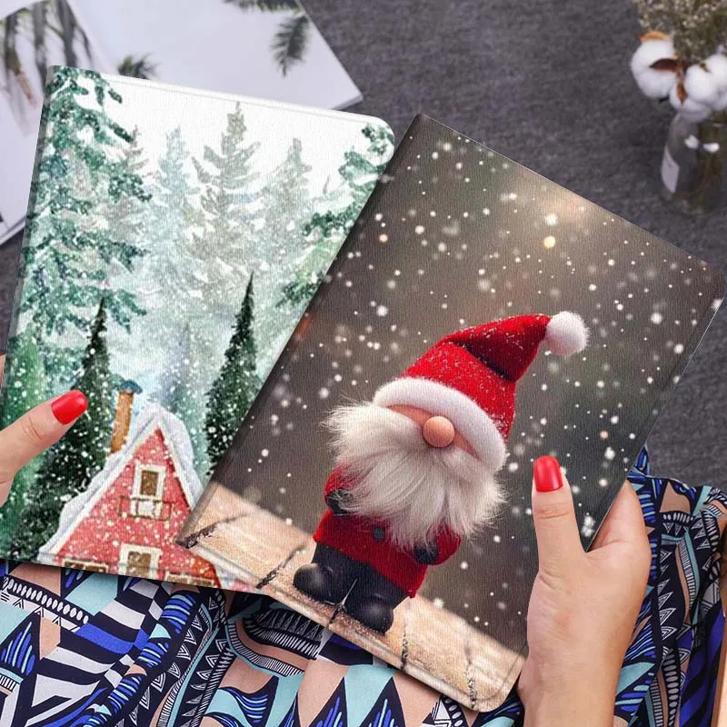 

Cute Santa Claus Christmas Gift For Xiaomi Redmi Mi Poco Pad 2 5 6s 7 7s Ultra Pro Max 14 12.4 12.1 inch Soft Tablet Case