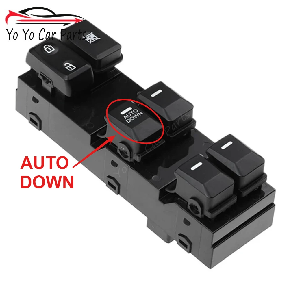 Electric Master Window Control Switch 93570-3W000 16 Pins For Kia Sportage 2011 2012 2013 2014 2015 2016 4 Door935703W000