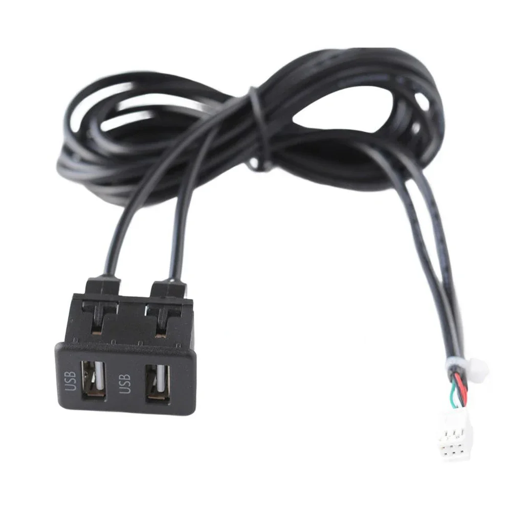 Car Navigation Machine 6 Pin To USB Audio Input USB Port Panel Interface Car Electronics Accessories