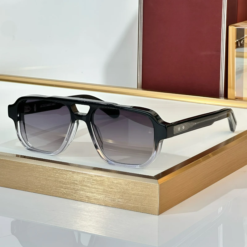 

Acetate Sunglasses EVANS For Men Women Vintage High Quality Designer Square Fashion Eyeglasses Handmade Glasses UV400