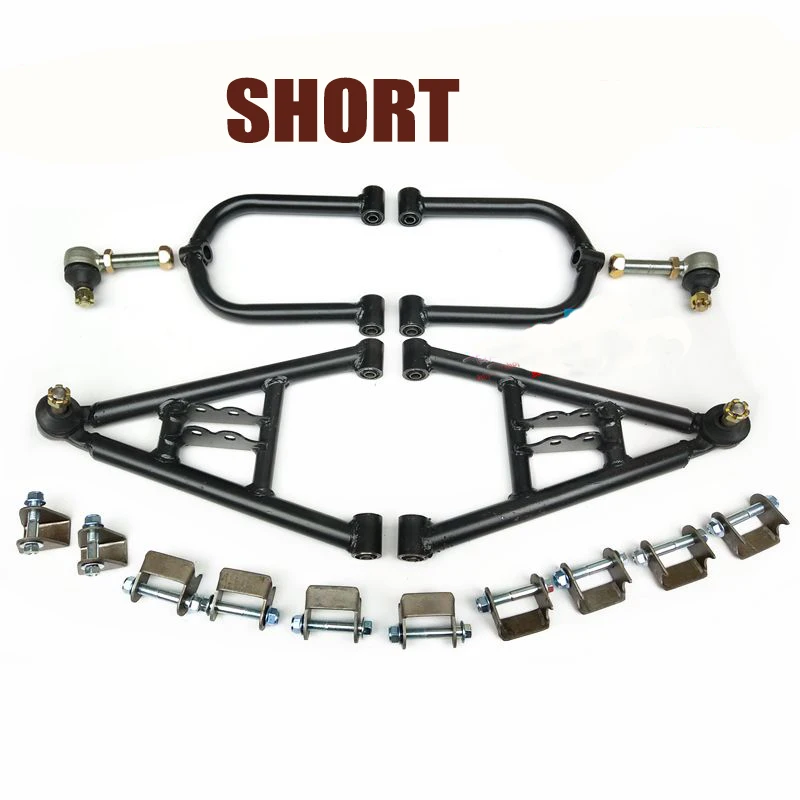 1Set 350/385mm Front Suspension Swingarm Upper/Lower A Arm of 110cc GY6 150cc 200cc ATV 4 Wheels Quad Bike Buggy Go Kart Parts