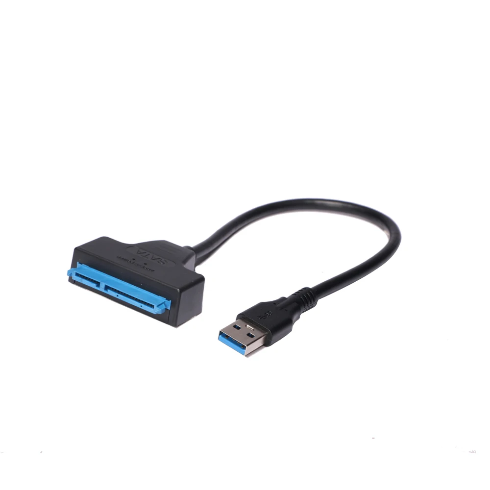 Adaptador de disco rígido compatível com suporte SSD UASP, USB 3.1, 2.0 SATA para cabo USB, USB 3.0 para SATA III, 2,5"