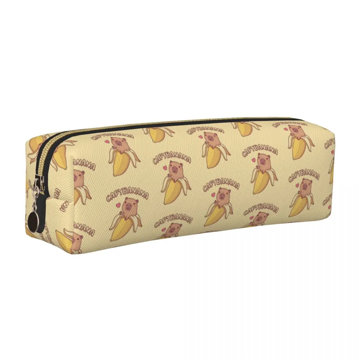 

Capybara In Banana Capybanana Funny Pun Pencil Case Cute Pen Pencil Bags Kids Large Storage School Supplies Zipper Pencil Box