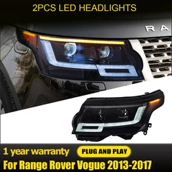 LED Headlight Lamp Assembly For Land Rover Range Rover Vogue L405 2013-2022 Upgraded to 2023 New Style Automotive Accessories