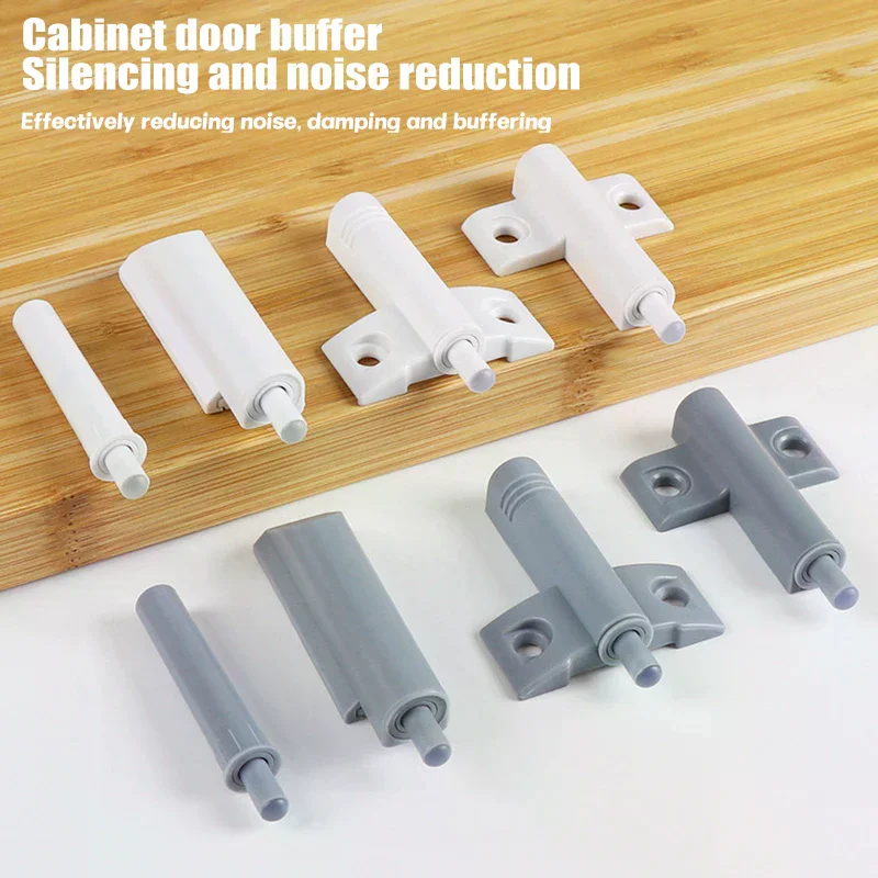10PCS Cabinet Catches Damper Buffers For Door Stop Kitchen Cupboard Quiet Drawer Soft Close Furniture Hardware Accessories