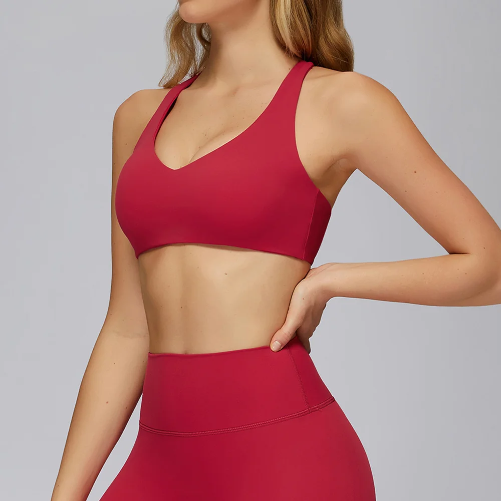 

Спортивный бюстгальтер для женщин, нижнее белье для фитнеса, бюстгальтер для йоги, чашка для бега, йоги, тренажерного зала, фитнеса, тренировок, укороченный топ, женский бюстгальтер без косточек с эффектом пуш-ап, спортивные бюстгальтеры