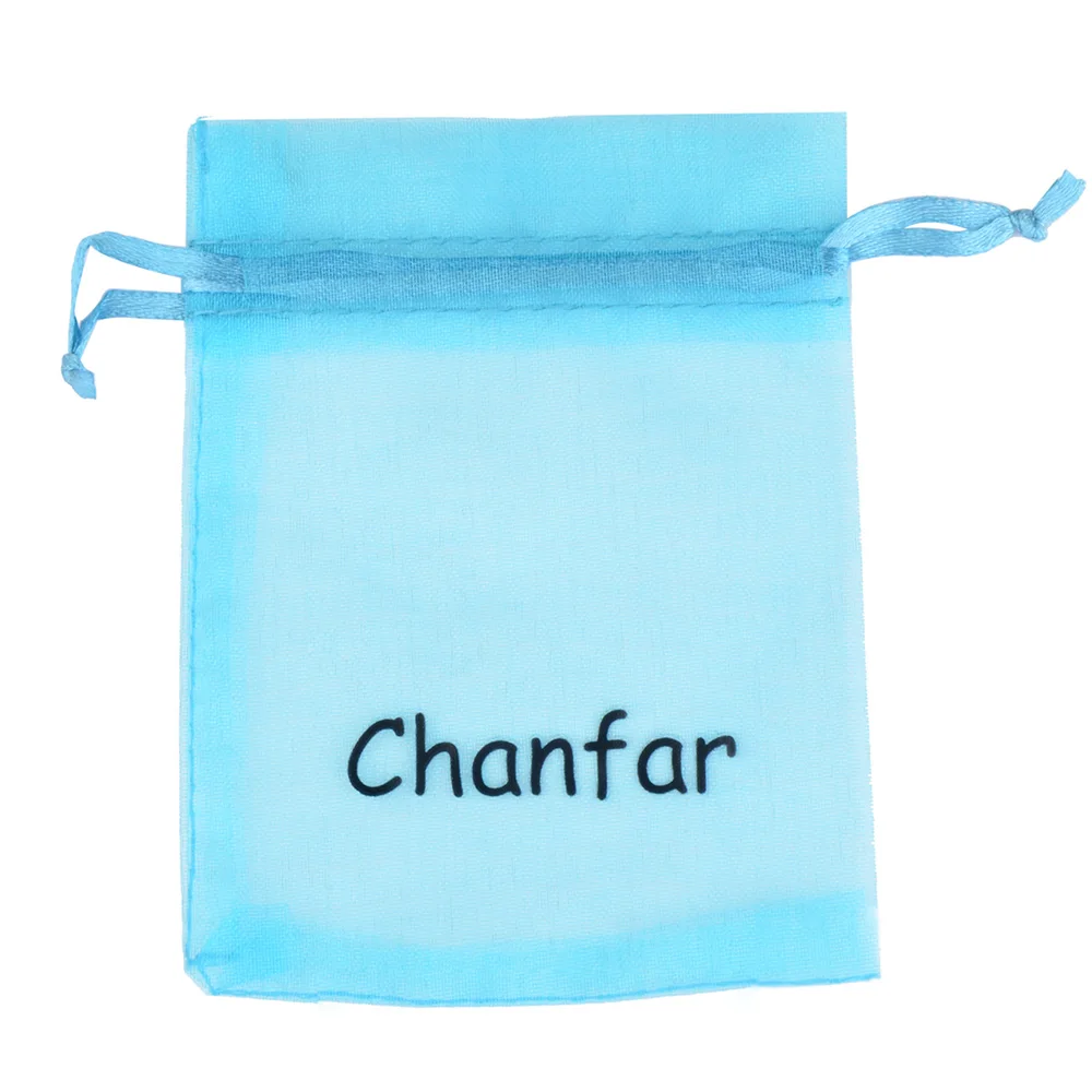 50pcs/Lot 15x20cm Big Drawstring Organza Bag