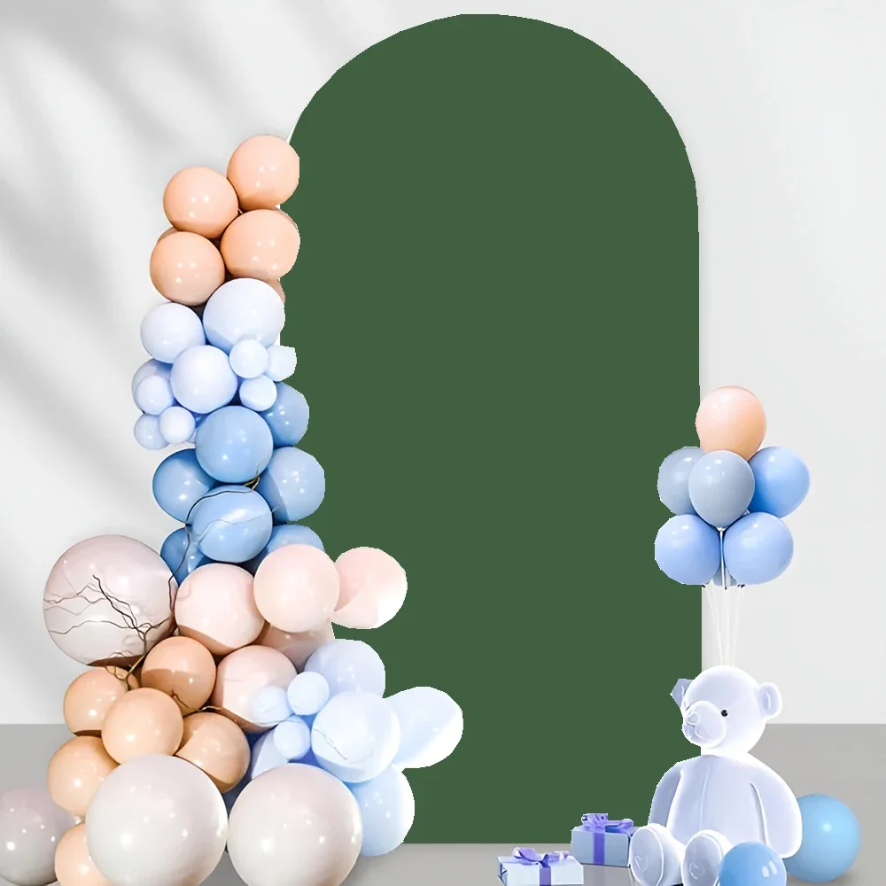 Mocsicka قوس خلفية يغطي ملعب كرة القدم حفلة عيد ميلاد خطوط سوداء قوس حامل غطاء للبنين استحمام الطفل كرة القدم الهدف