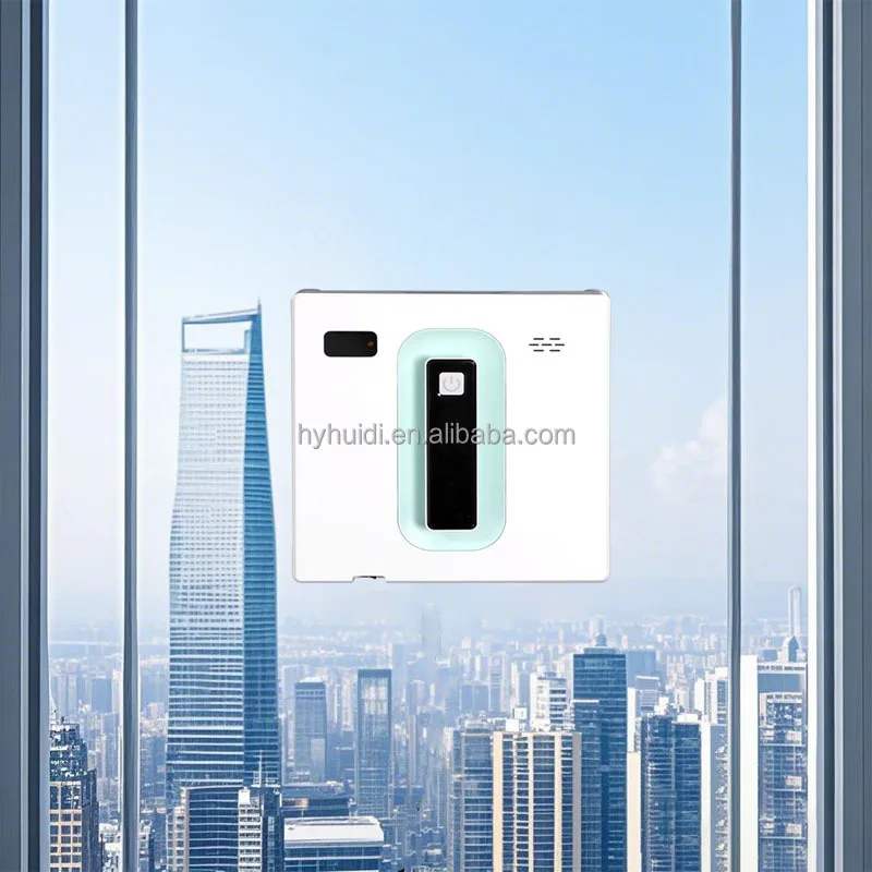 Smart App-Controlled Window Cleaning Robot Electric 100% Safety 2-Hour Battery Life Dry Wet Modes for Streak- Glass US Plug