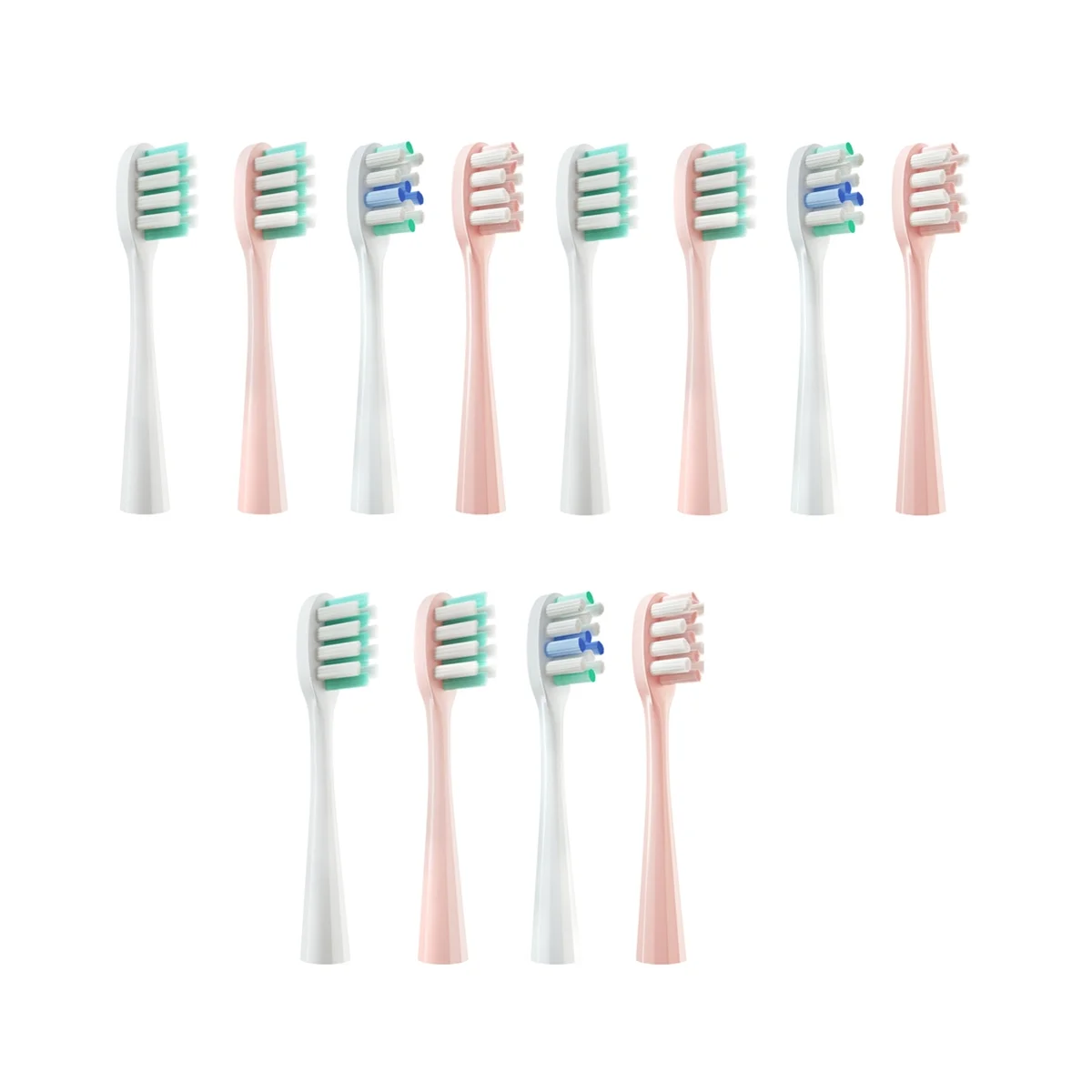 12Pcs Toothbrush Heads Replacement for Usmile Y1/U1/U2 Electric Tooth Clean Brush Heads Gift Dental Floss