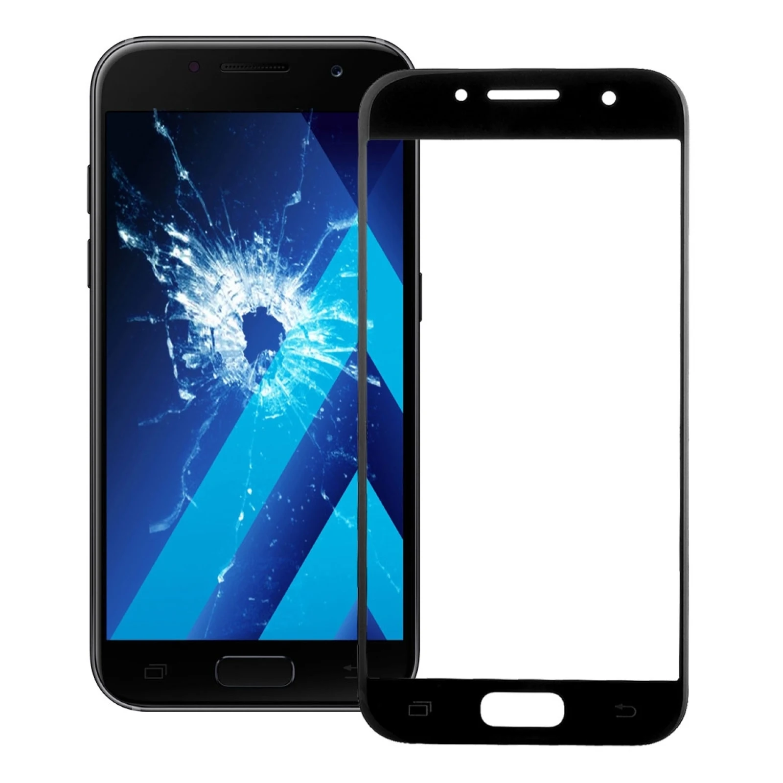 

For Galaxy A5 (2017) / A520 Front Screen Outer Glass Lens