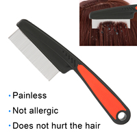 Head Lice Comb Stainless Steel Fine Tooth Comb Lice Comb Professional Head Lice Nit Removal Hair Comb Lice Nit Removal Hair Comb