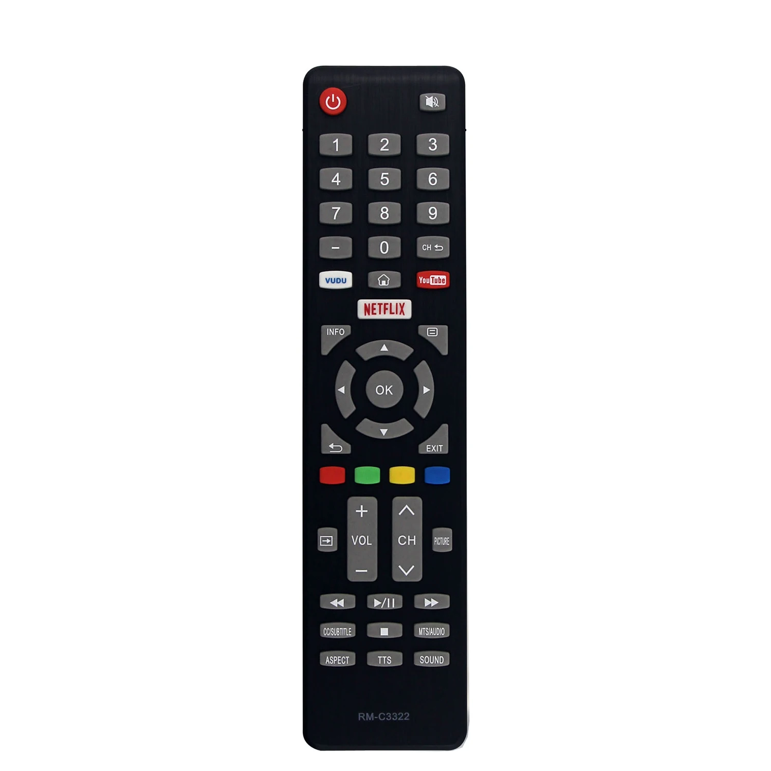 Nowy RM-C3322 do kontroli pilot do telewizora JVC LT-43MA877 LT-49MA877 LT-50MA877 LT-58MA887 LT-55MA888 LT-65MA877